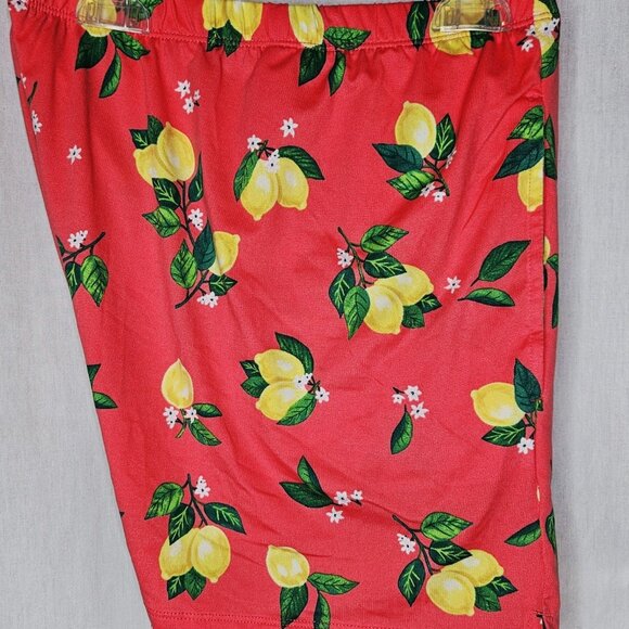 Joyspun Citrus Lemonade Lemons Piece Sleepwear Shorty Set 3XL (22W-24W) - Picture 5 of 6